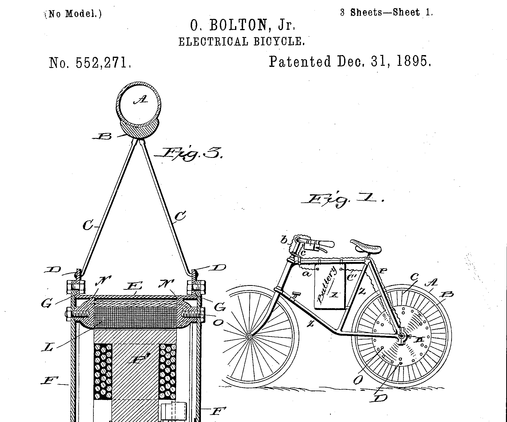 O Bolton Jr E-bike Patent