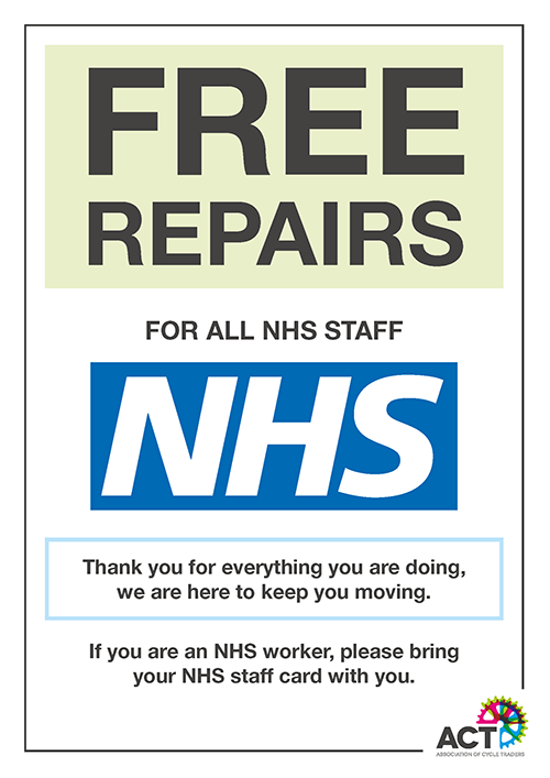 Free NHS Repairs Poster